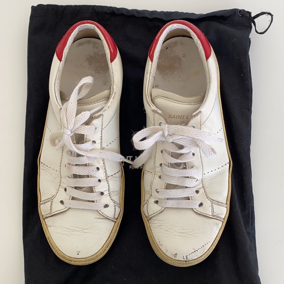 Saint Laurent Court Classic Sneakers - Picture 2 of 8